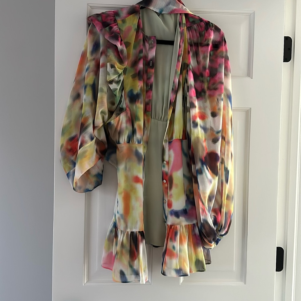Alexis Multicolor Ruffled Dress